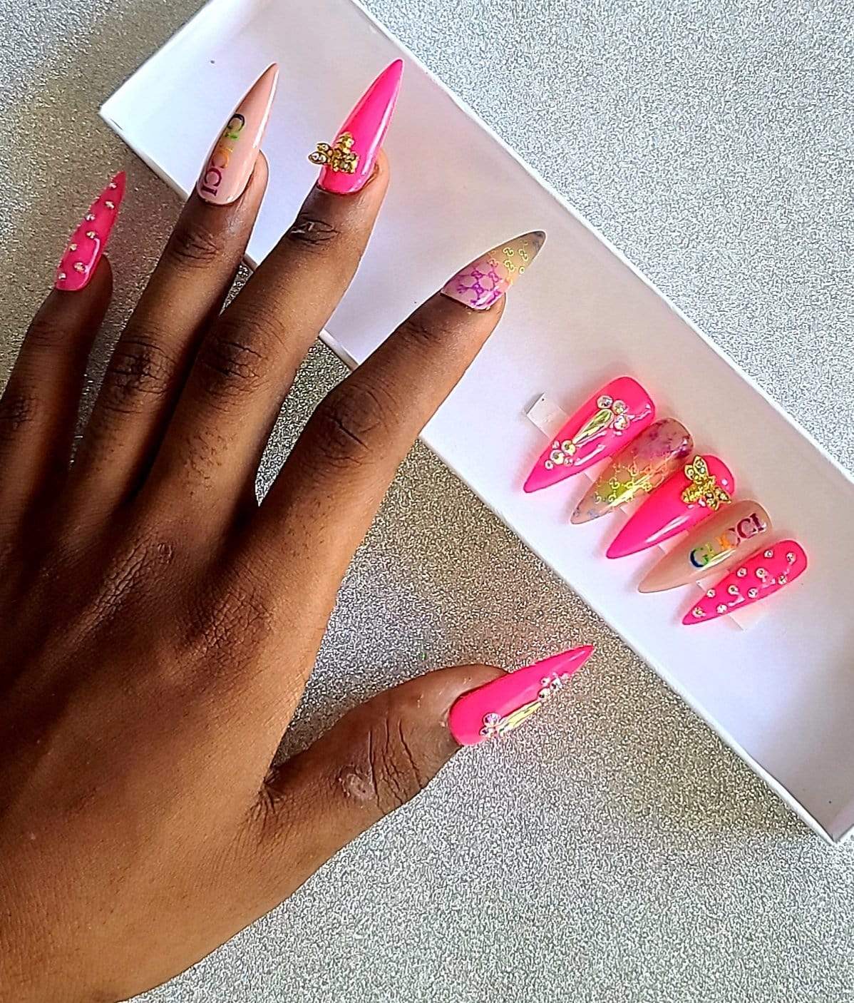 NailedByNiki2swt After the Rain Press on Nails Self Care Accessories