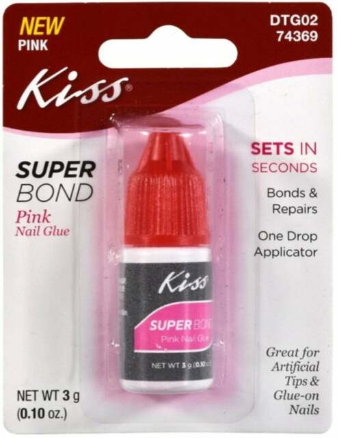Kiss Super Bond Pink Nail Glue – NailedByNiki2swt