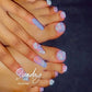 NailedByNiki2swt Beauty and Nails Ashley Deluxe Mani Pedi Combo Press on Nails Self Care Accessories