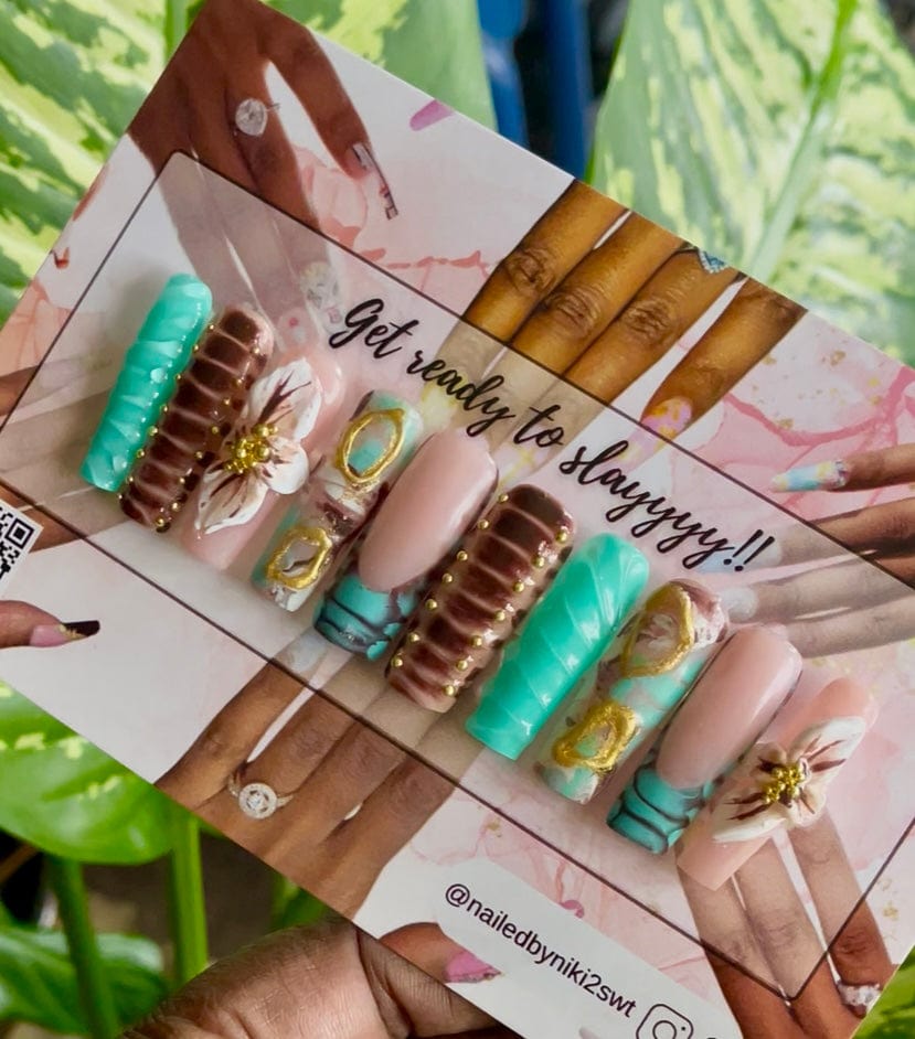 NailedByNiki2swt Beauty and Nails Aubrie Press on Nails Self Care Accessories