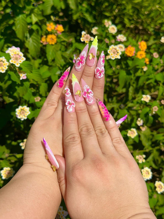 NailedByNiki2swt Beauty and Nails Bloom Press on Nails Self Care Accessories