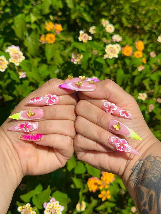 NailedByNiki2swt Beauty and Nails Bloom Press on Nails Self Care Accessories