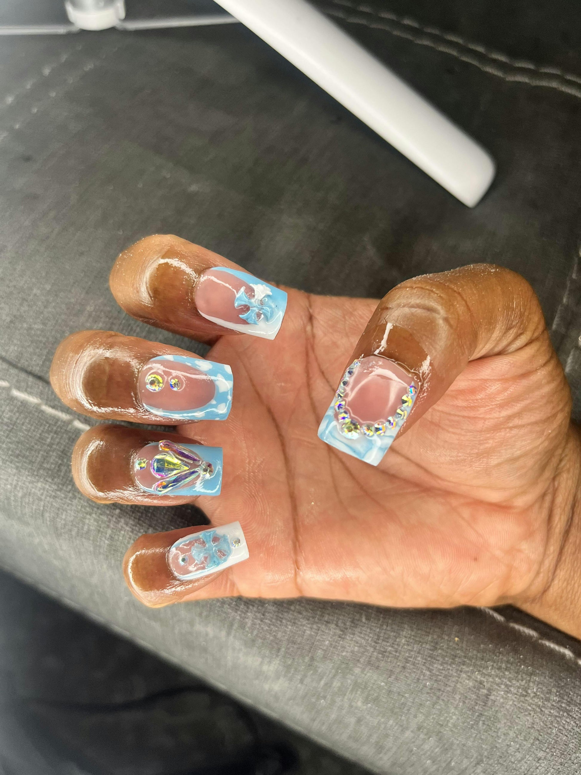 NailedByNiki2swt False Nails Bree Press on Nails Self Care Accessories