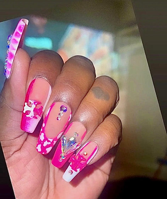 NailedByNiki2swt False Nails Bree Press on Nails Self Care Accessories