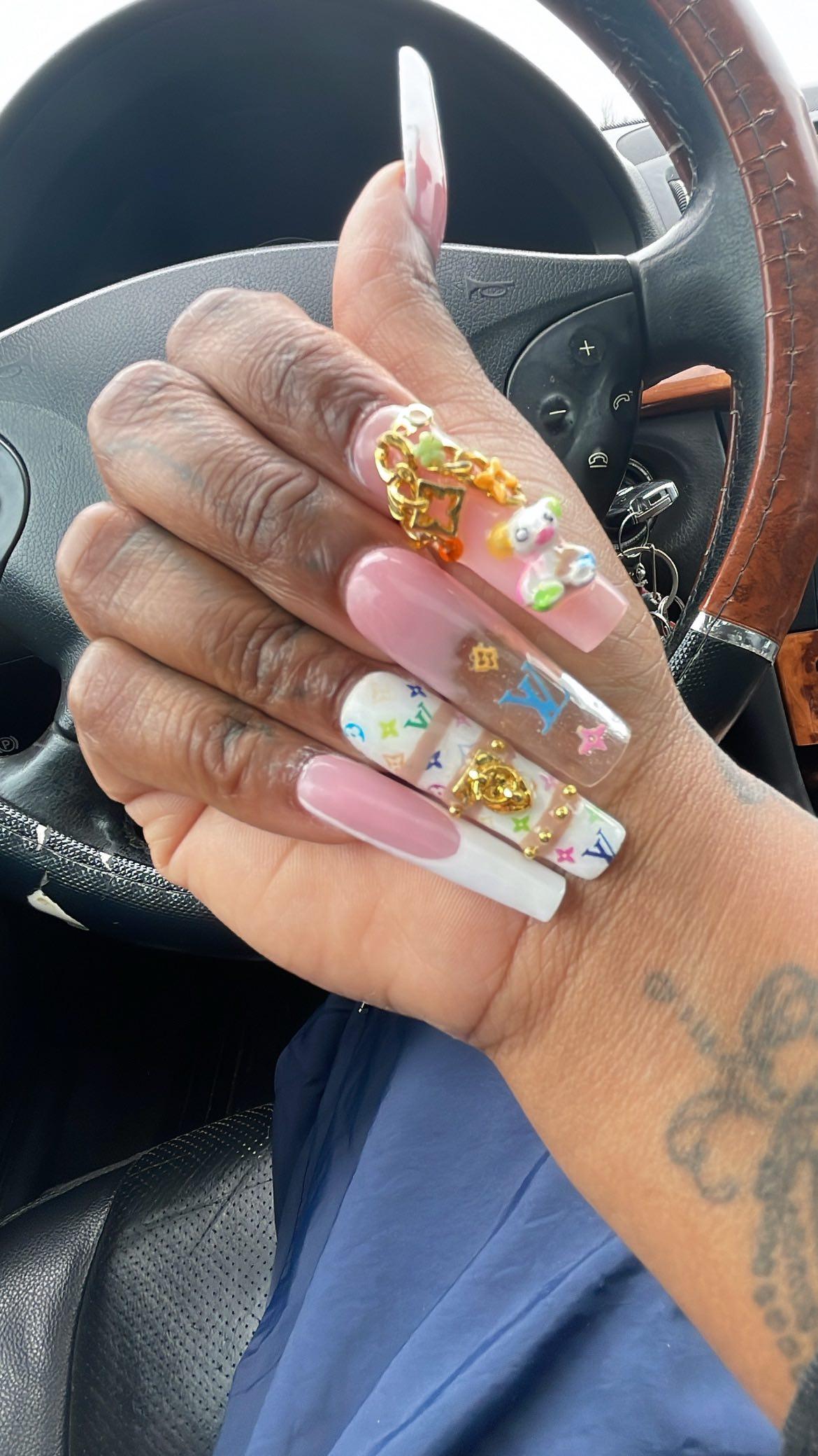 NailedByNiki2swt Beauty and Nails Daphne Press on Nails Self Care Accessories