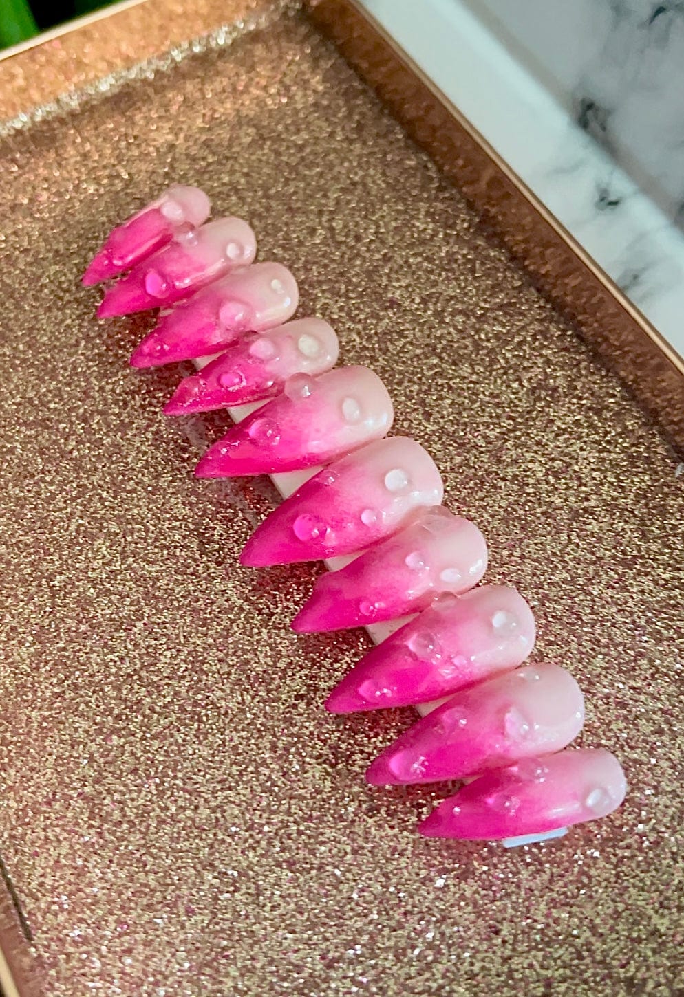 NailedByNiki2swt Beauty and Nails Drippy💧 Press on Nails Self Care Accessories