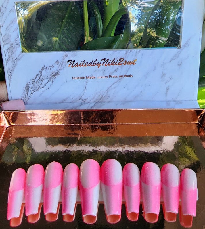 NailedByNiki2swt Bath & Body Get Nailed Monthly Box - June 2023 Press on Nails Self Care Accessories