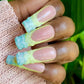 NailedByNiki2swt Beauty and Nails Mermaid Tail Press on Nails Self Care Accessories