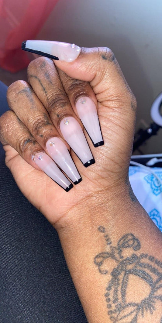 NailedByNiki2swt Bottoms Up Press on Nails Self Care Accessories