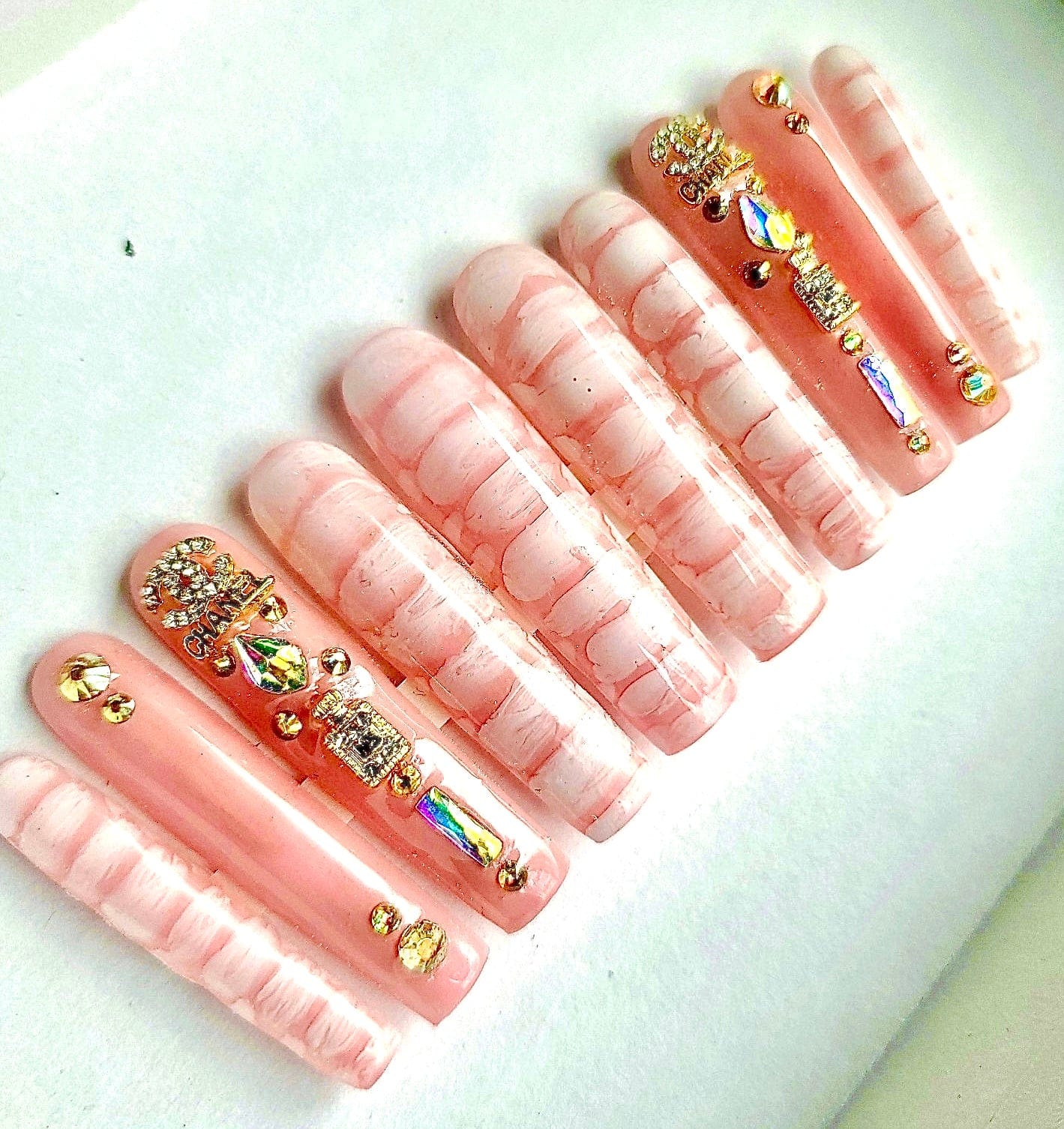 NailedByNiki2swt Date Night Press on Nails Self Care Accessories
