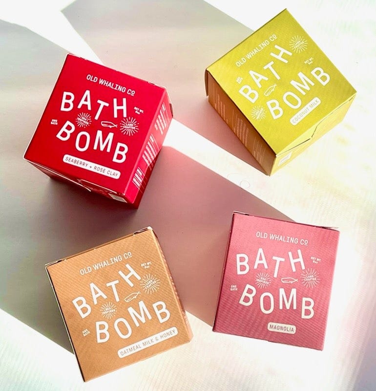 Old Whaling Company Bath & Body Handmade Bath Bomb 8oz Press on Nails Self Care Accessories