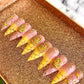 NailedByNiki2swt Beauty and Nails Sassy - Orange Ready to Ship Press on Nails Self Care Accessories