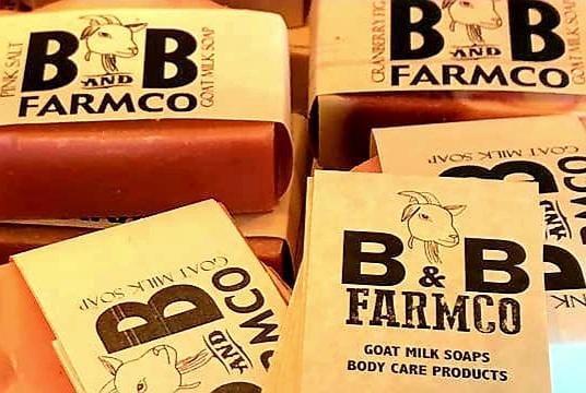 B & B Farm Co Scented Goat Milk Soap Press on Nails Self Care Accessories