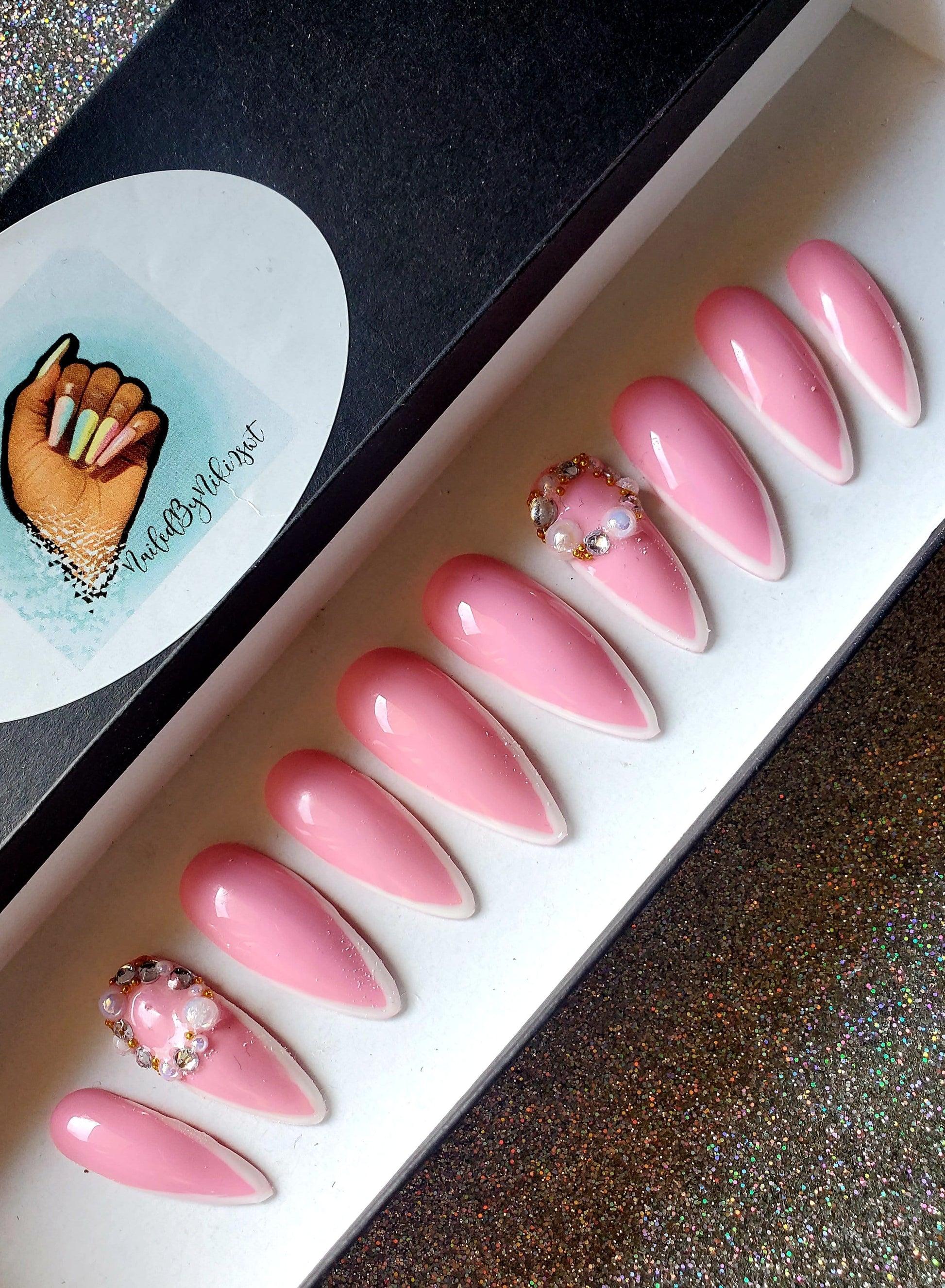NailedByNiki2swt Skinny Dip Press on Nails Self Care Accessories