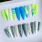 NailedByNiki2swt Stiletto XL / Medium CoCo Crazy Press on Nails Self Care Accessories