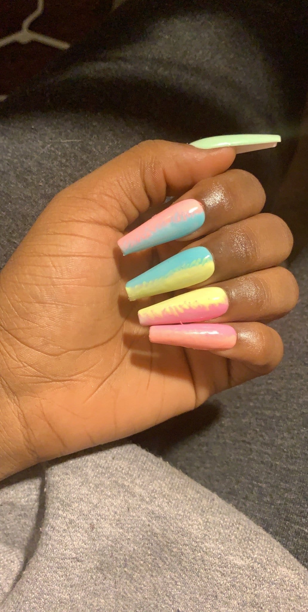 NailedByNiki2swt Two Scoops of Sherbert Press on Nails Self Care Accessories