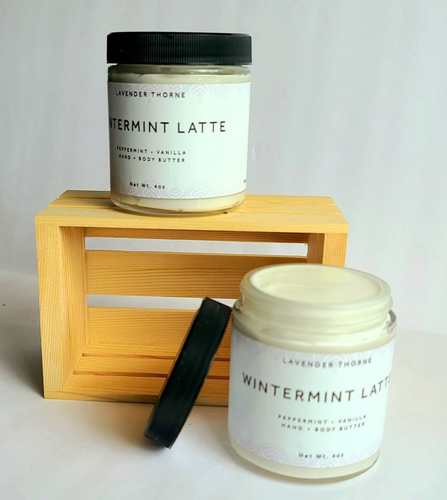NailedByNiki2swt Wintermint Latte Body Butter Press on Nails Self Care Accessories